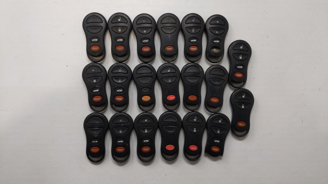 Lot of 20 Chrysler Keyless Entry Remote Fob GQ43VT9T | GQ43VT13T | - Oemusedautoparts1.com