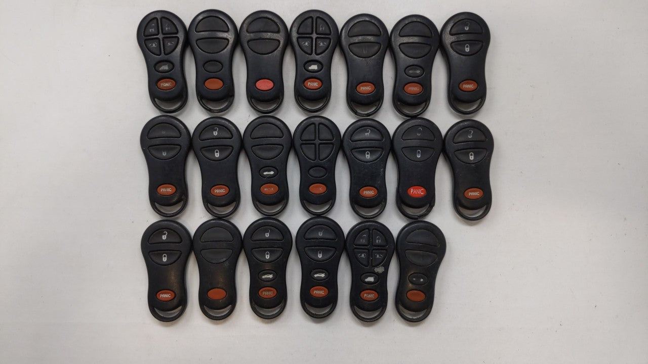 Lot of 20 Chrysler Keyless Entry Remote Fob GQ43VT9T | GQ43VT13T | - Oemusedautoparts1.com