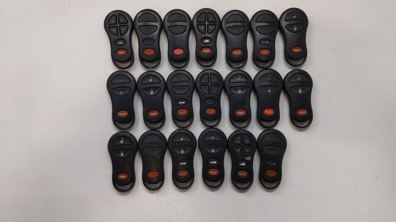 Lot of 20 Chrysler Keyless Entry Remote Fob GQ43VT9T | GQ43VT13T | - Oemusedautoparts1.com