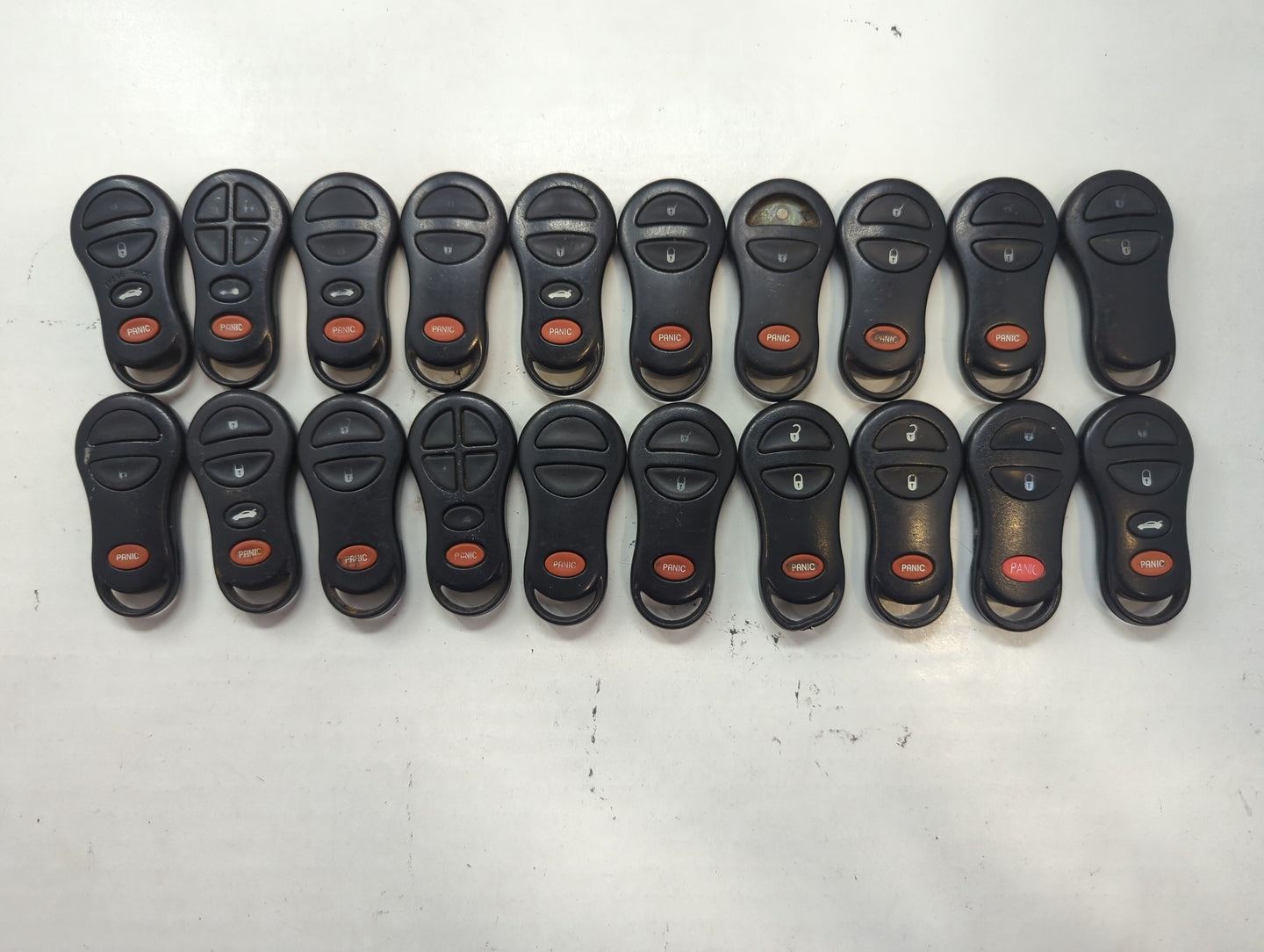 Lot of 20 Chrysler Keyless Entry Remote Fob GQ43VT9T | GQ43VT13T | - Oemusedautoparts1.com