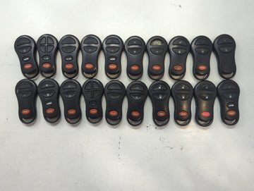 Lot of 20 Chrysler Keyless Entry Remote Fob GQ43VT9T | GQ43VT13T | - Oemusedautoparts1.com