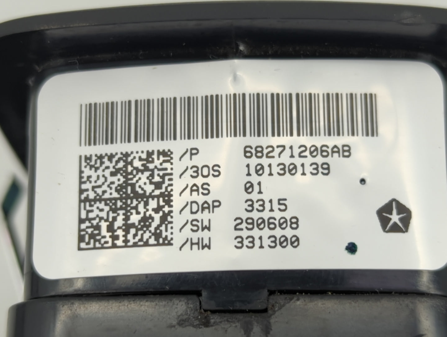 2015-2017 Chrysler 200 Master Power Window Switch Replacement Driver Side Left Fits Fits 2013 2014 2015 2016 2017 OEM Used A