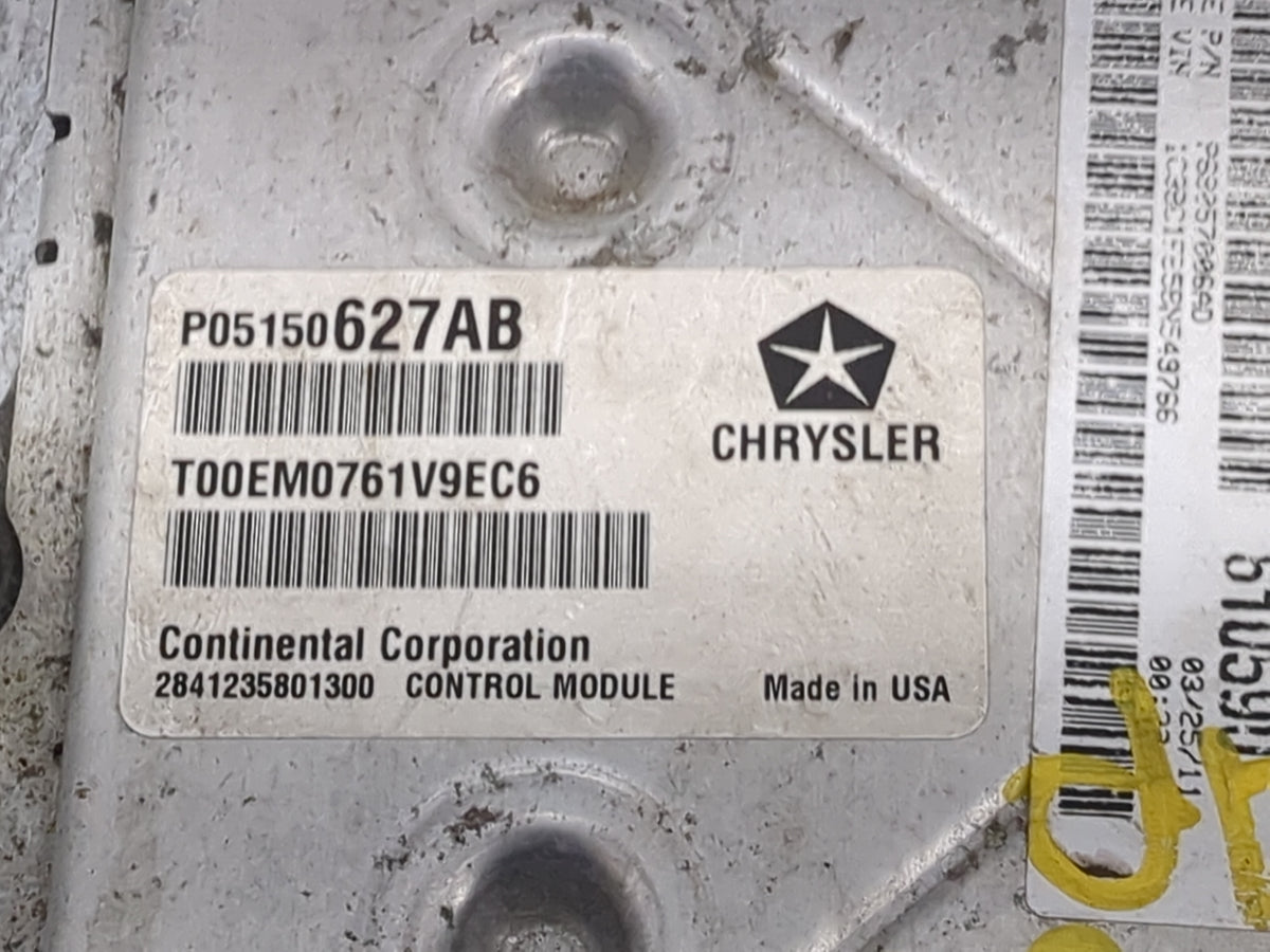 2011 Chrysler 200 PCM Engine Control Computer ECU ECM PCU OEM OEM Used Auto Parts - Oemusedautoparts1.com