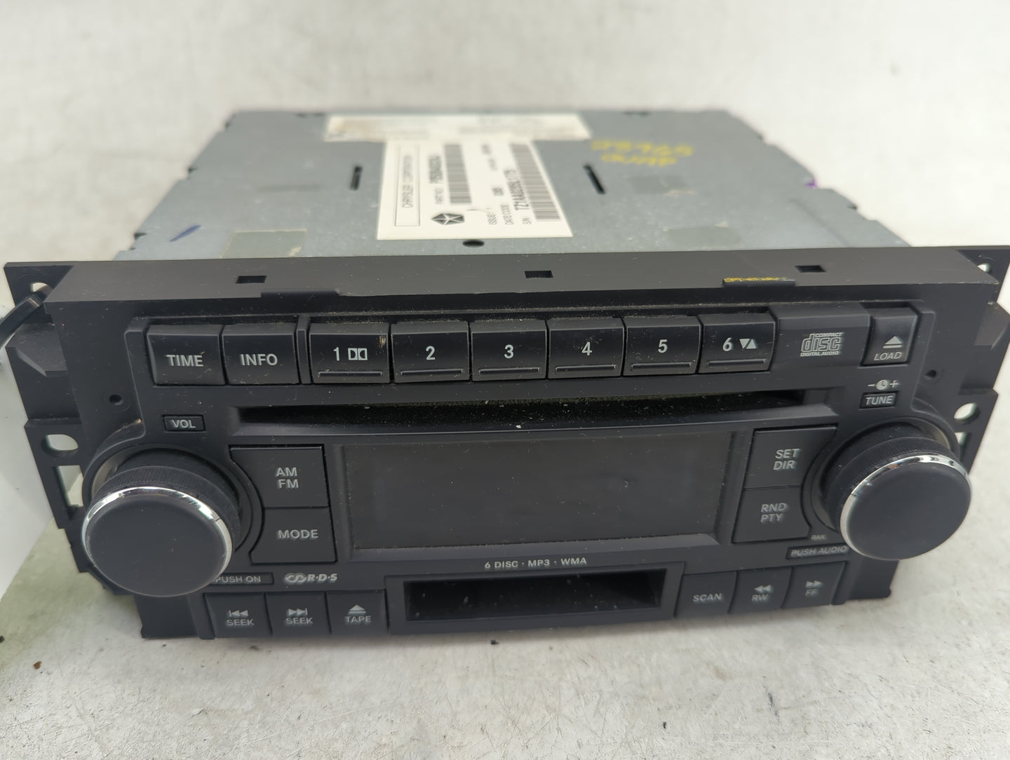 2005-2007 Chrysler 300 Radio AM FM Cd Player Receiver Replacement Fits Fits 2005 2006 2007 2008 2009 OEM Used Auto Parts - O