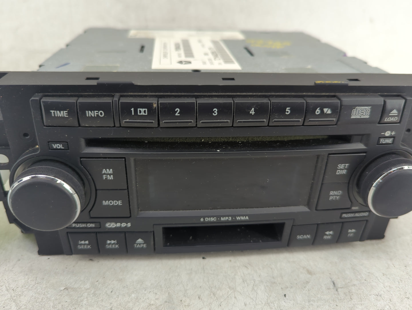 2005-2007 Chrysler 300 Radio AM FM Cd Player Receiver Replacement Fits Fits 2005 2006 2007 2008 2009 OEM Used Auto Parts - O