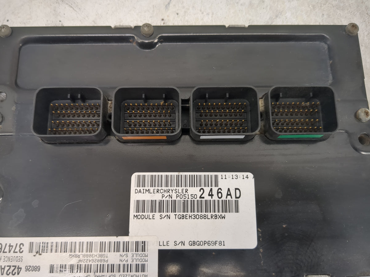 2008-2010 Chrysler 300 PCM Engine Control Computer ECU ECM PCU OEM Fits 2008 2009 2010 OEM Used Auto Parts - Oemusedautopart