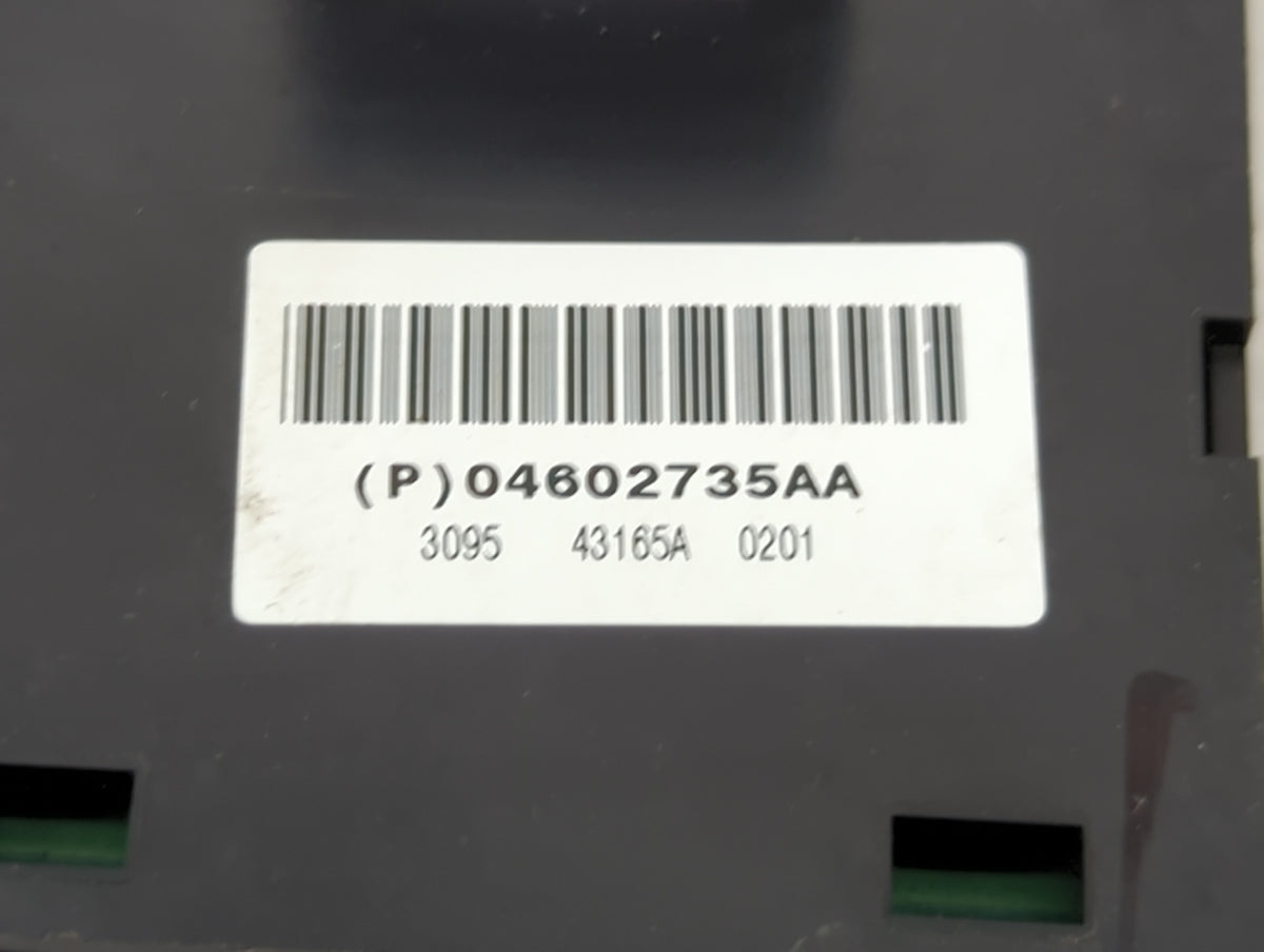 2006 Chrysler 300 Master Power Window Switch Replacement Driver Side Left Fits OEM Used Auto Parts - Oemusedautoparts1.com