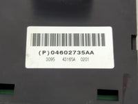 2006 Chrysler 300 Master Power Window Switch Replacement Driver Side Left Fits OEM Used Auto Parts - Oemusedautoparts1.com
