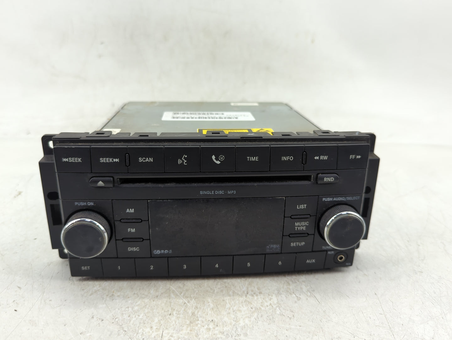 2008-2010 Chrysler 300 Radio AM FM Cd Player Receiver Replacement Fits Fits 2008 2009 2010 OEM Used Auto Parts - Oemusedauto