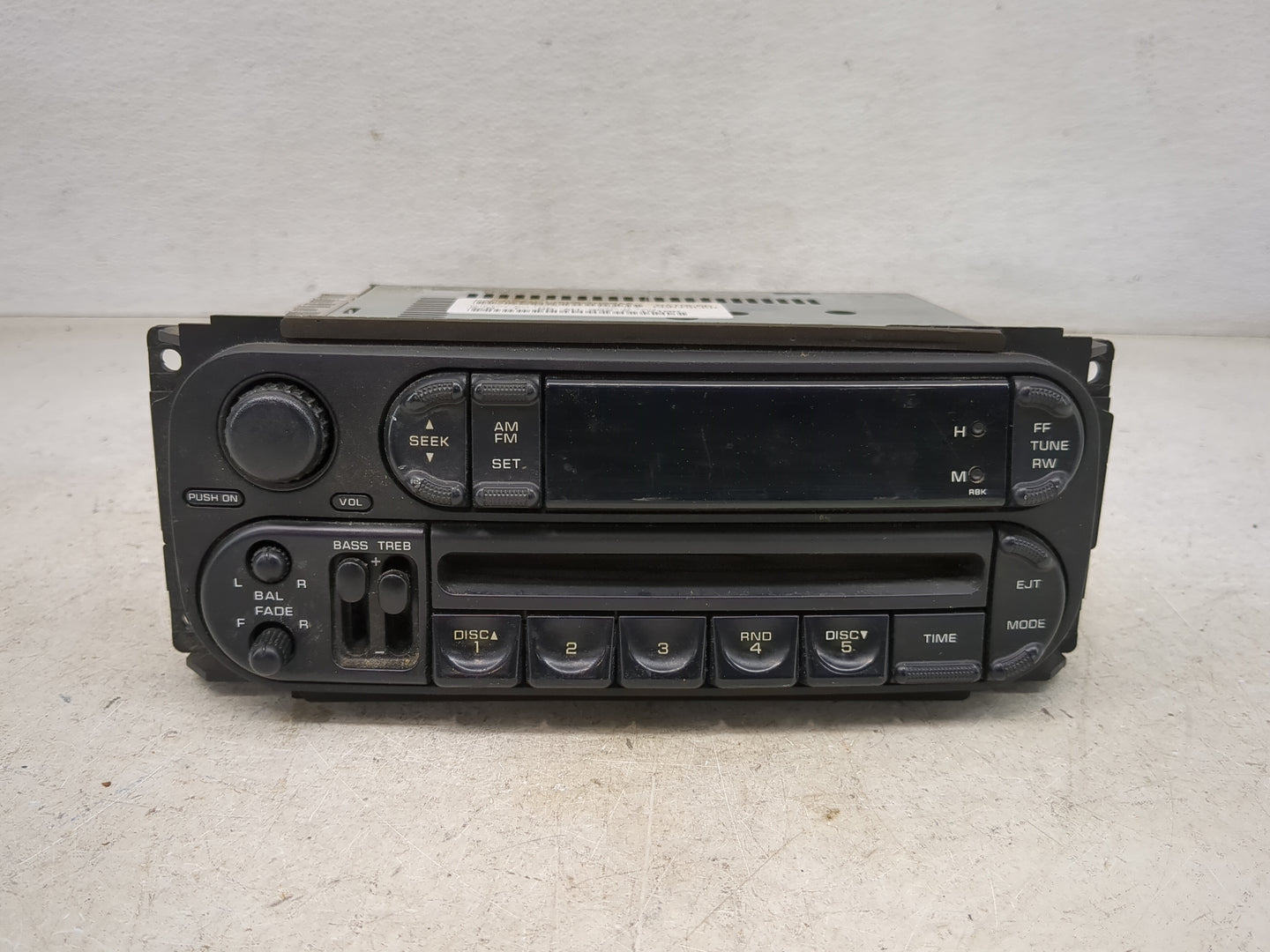 2002-2004 Chrysler 300m Radio AM FM Cd Player Receiver Replacement Fits Fits 2002 2003 2004 2005 2006 2007 2008 2009 2010 OE