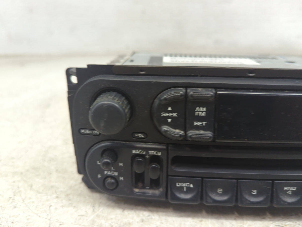 2002-2004 Chrysler Concorde Radio AM FM Cd Player Receiver Replacement Fits Fits 2002 2003 2004 2005 2006 2007 2008 2009 201