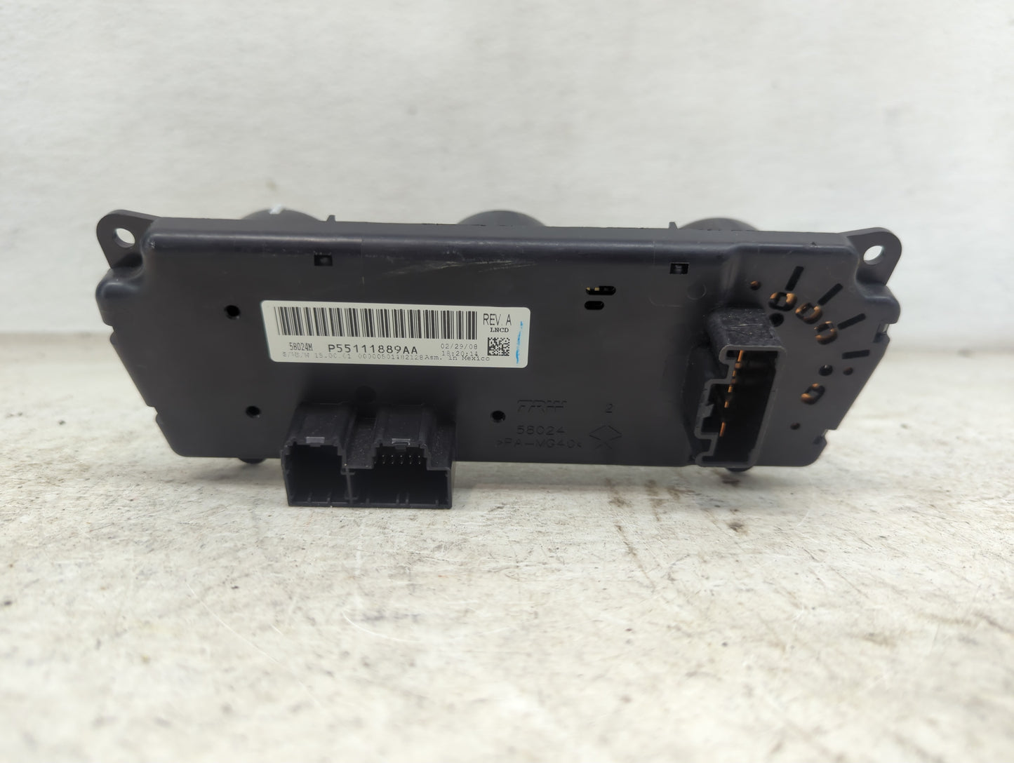 2008-2010 Chrysler Sebring Climate Control Module Temperature AC/Heater Replacement Fits Fits 2008 2009 2010 2011 2012 2013 