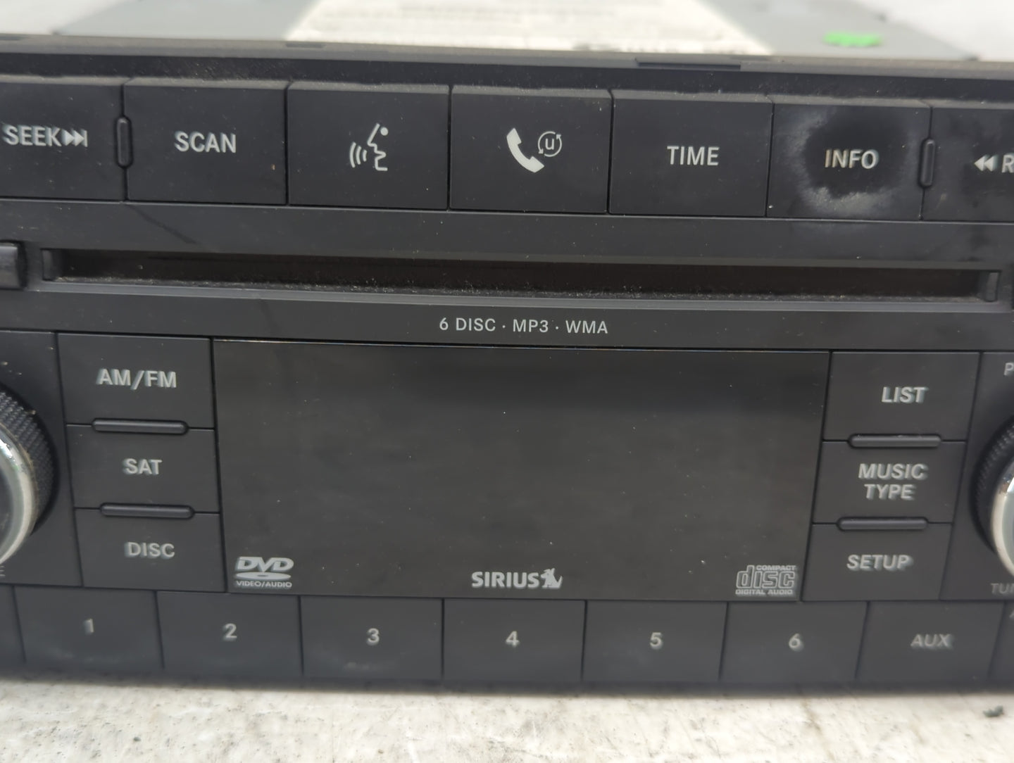 2007-2010 Chrysler Sebring Radio AM FM Cd Player Receiver Replacement Fits Fits 2007 2008 2009 2010 OEM Used Auto Parts - Oe