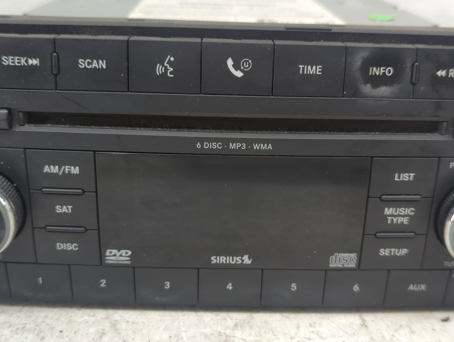 2007-2010 Chrysler Sebring Radio AM FM Cd Player Receiver Replacement Fits Fits 2007 2008 2009 2010 OEM Used Auto Parts - Oe
