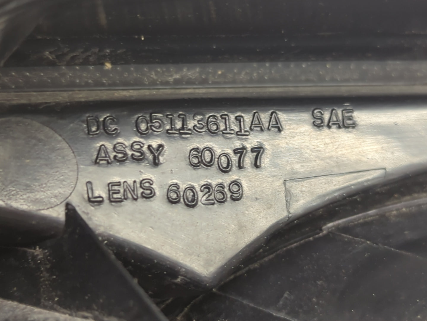 2008 Chrysler Sebring Tail Light Assembly Driver Left OEM Fits OEM Used Auto Parts - Oemusedautoparts1.com