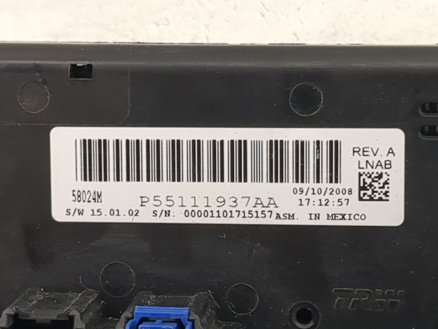 2008-2010 Chrysler Sebring Climate Control Module Temperature AC/Heater Replacement Fits Fits 2008 2009 2010 OEM Used Auto P