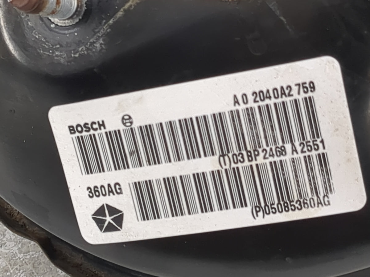2007-2010 Chrysler Sebring Power Brake Booster Oem 5031269 - Oemusedautoparts1.com