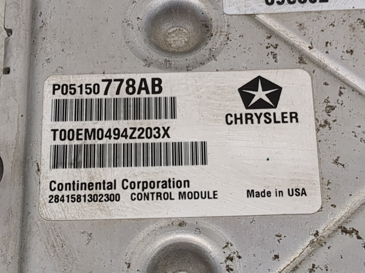 2014 Chrysler Town & Country PCM Engine Control Computer ECU ECM PCU OEM OEM Used Auto Parts - Oemusedautoparts1.com