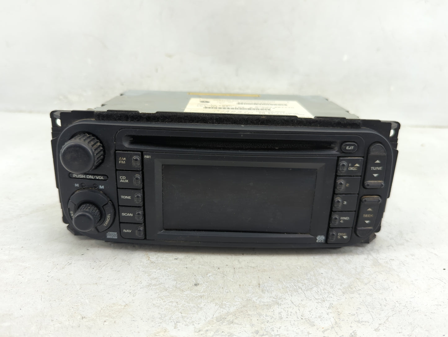 2004-2007 Chrysler Town & Country Radio AM FM Cd Player Receiver Replacement Fits Fits 2003 2004 2005 2006 2007 OEM Used Aut