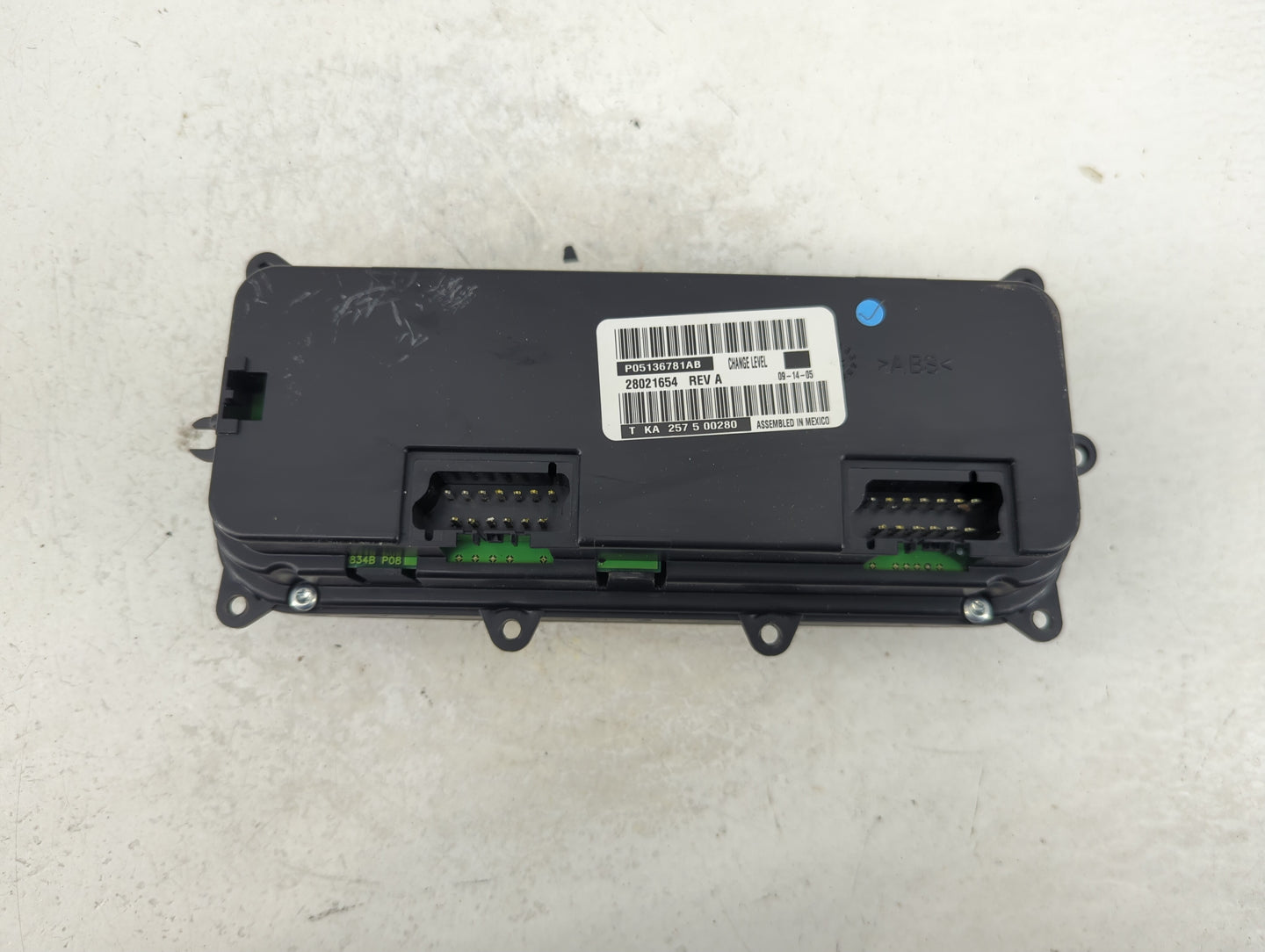 2005-2007 Chrysler Town & Country Climate Control Module Temperature AC/Heater Replacement Fits Fits 2005 2006 2007 OEM Used
