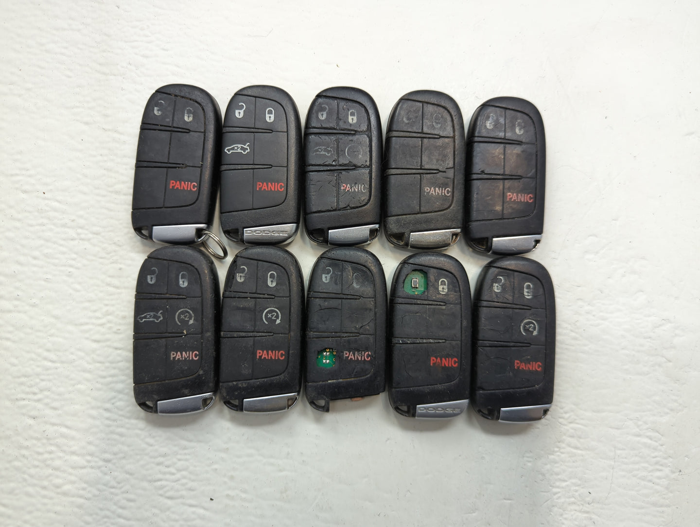 Lot of 10 Dodge Keyless Entry Remote Fob M3N-40821302 MIXED PART NUMBERS - Oemusedautoparts1.com