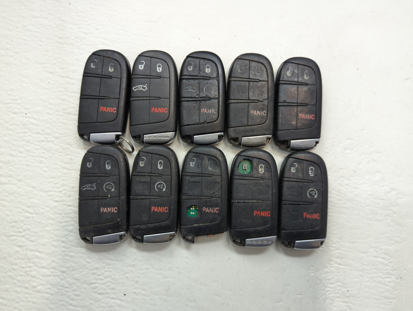 Lot of 10 Dodge Keyless Entry Remote Fob M3N-40821302 MIXED PART NUMBERS - Oemusedautoparts1.com