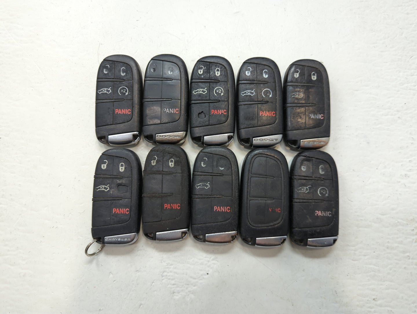 Lot of 10 Dodge Keyless Entry Remote Fob M3N-40821302 | GQ4-54T MIXED - Oemusedautoparts1.com