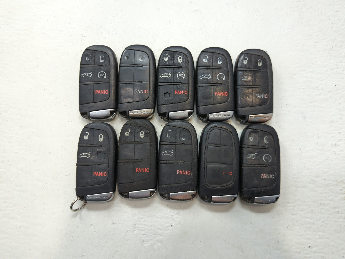 Lot of 10 Dodge Keyless Entry Remote Fob M3N-40821302 | GQ4-54T MIXED - Oemusedautoparts1.com