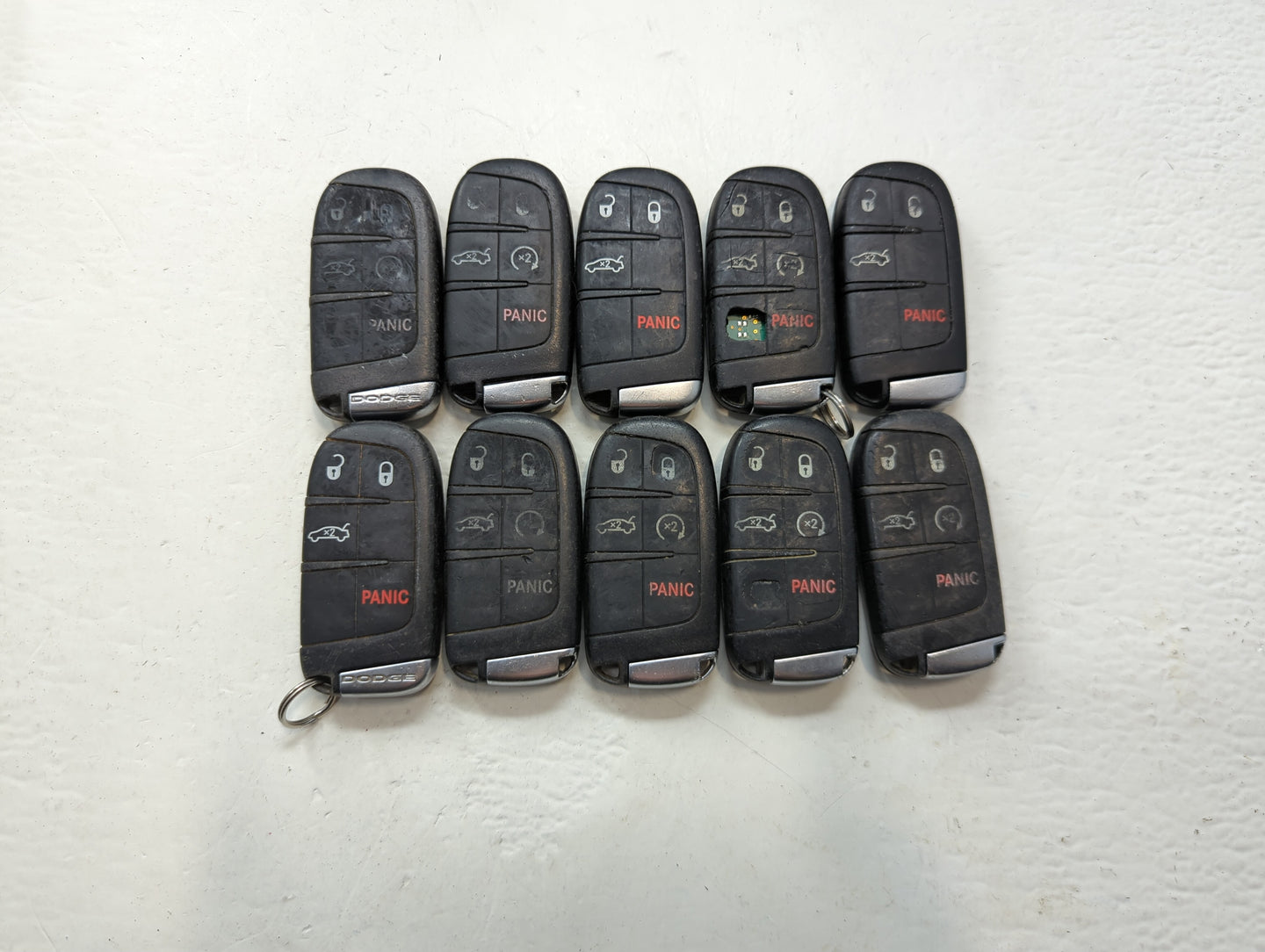 Lot of 10 Dodge Keyless Entry Remote Fob M3N-40821302 | M3N-XXXXXXX MI - Oemusedautoparts1.com