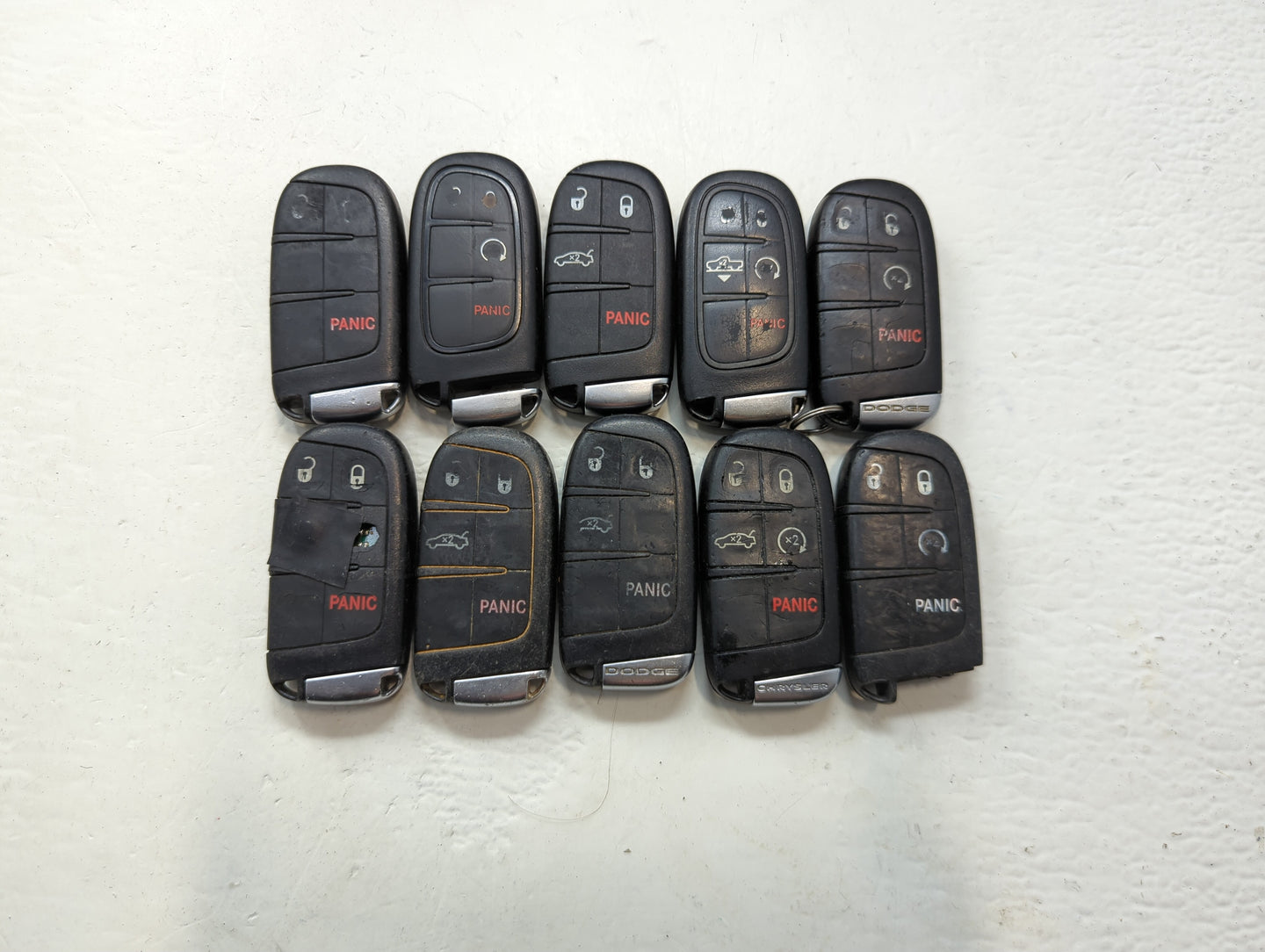 Lot of 10 Dodge Keyless Entry Remote Fob M3N-40821302 | GQ4-54T MIXED - Oemusedautoparts1.com