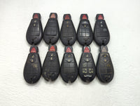 Lot of 10 Dodge Keyless Entry Remote Fob MIXED FCC IDS MIXED PART - Oemusedautoparts1.com