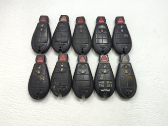 compare product Lot of 10 Dodge Keyless Entry Remote Fob MIXED FCC IDS MIXED PART