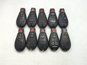 Lot of 10 Dodge Keyless Entry Remote Fob MIXED FCC IDS MIXED PART - Oemusedautoparts1.com