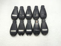 Lot of 10 Dodge Keyless Entry Remote Fob MIXED FCC IDS MIXED PART - Oemusedautoparts1.com