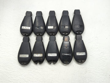 Lot of 10 Dodge Keyless Entry Remote Fob MIXED FCC IDS MIXED PART