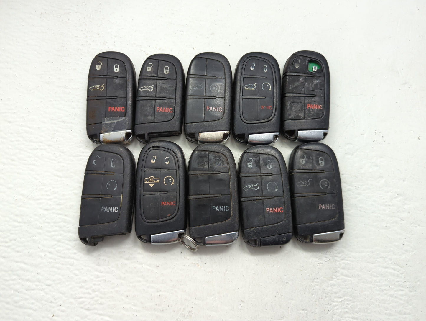 Lot of 10 Dodge Keyless Entry Remote Fob MIXED FCC IDS MIXED PART - Oemusedautoparts1.com