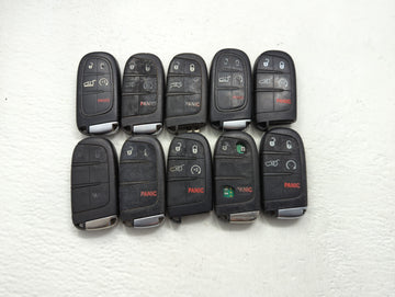 Lot of 10 Dodge Keyless Entry Remote Fob MIXED FCC IDS MIXED PART - Oemusedautoparts1.com