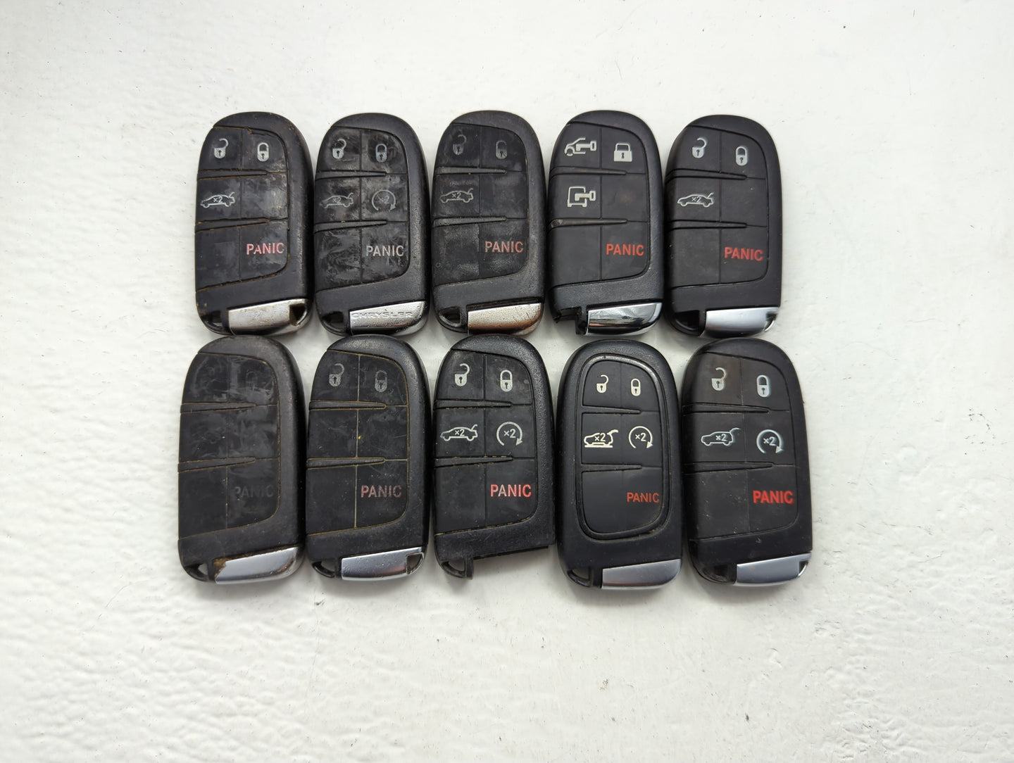 Lot of 10 Keyless Entry Remote Fob MIXED FCC IDS MIXED PART NUMBERS - Oemusedautoparts1.com