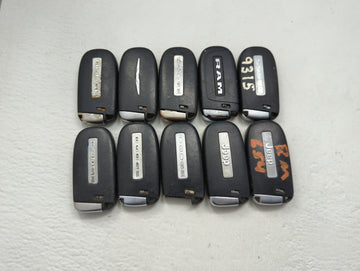 Lot of 10 Keyless Entry Remote Fob MIXED FCC IDS MIXED PART NUMBERS