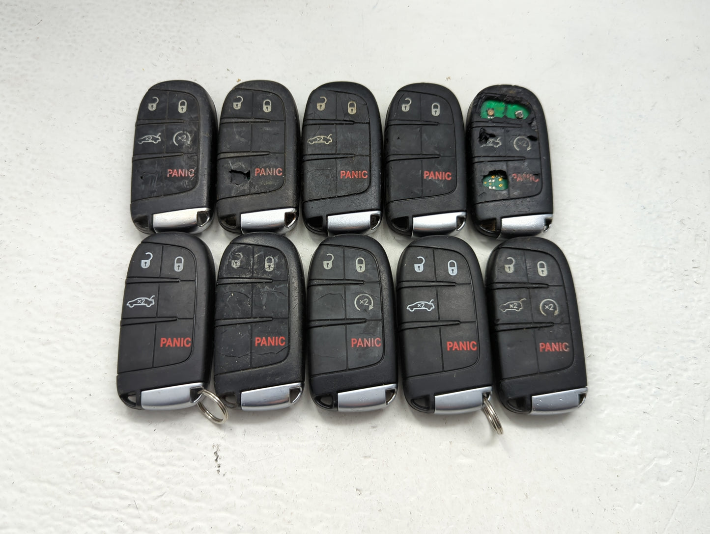 Lot of 10 Dodge Keyless Entry Remote Fob M3N-40821302 MIXED PART NUMBERS - Oemusedautoparts1.com