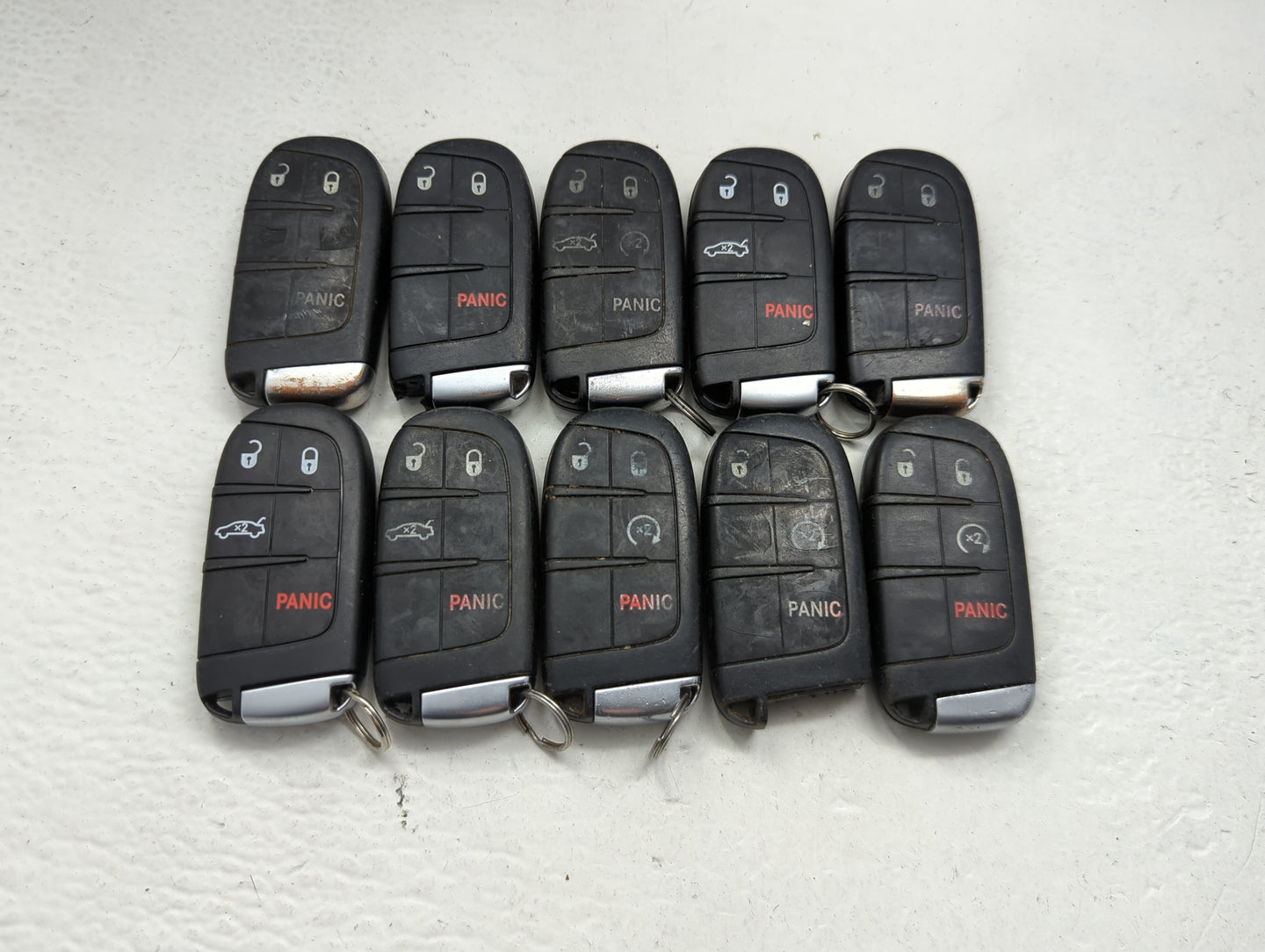 Lot of 10 Dodge Keyless Entry Remote Fob M3N-40821302 MIXED PART NUMBERS - Oemusedautoparts1.com