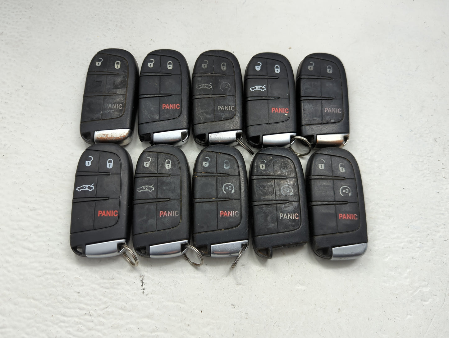 Lot of 10 Dodge Keyless Entry Remote Fob M3N-40821302 MIXED PART NUMBERS - Oemusedautoparts1.com
