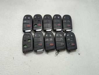 compare product Lot of 10 Dodge Keyless Entry Remote Fob MIXED FCC IDS MIXED PART 1475817