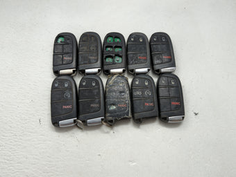compare product Lot of 10 Dodge Keyless Entry Remote Fob MIXED FCC IDS MIXED PART 1475818