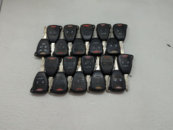 compare product Lot of 20 Dodge Keyless Entry Remote Fob MIXED FCC IDS MIXED PART 1476549