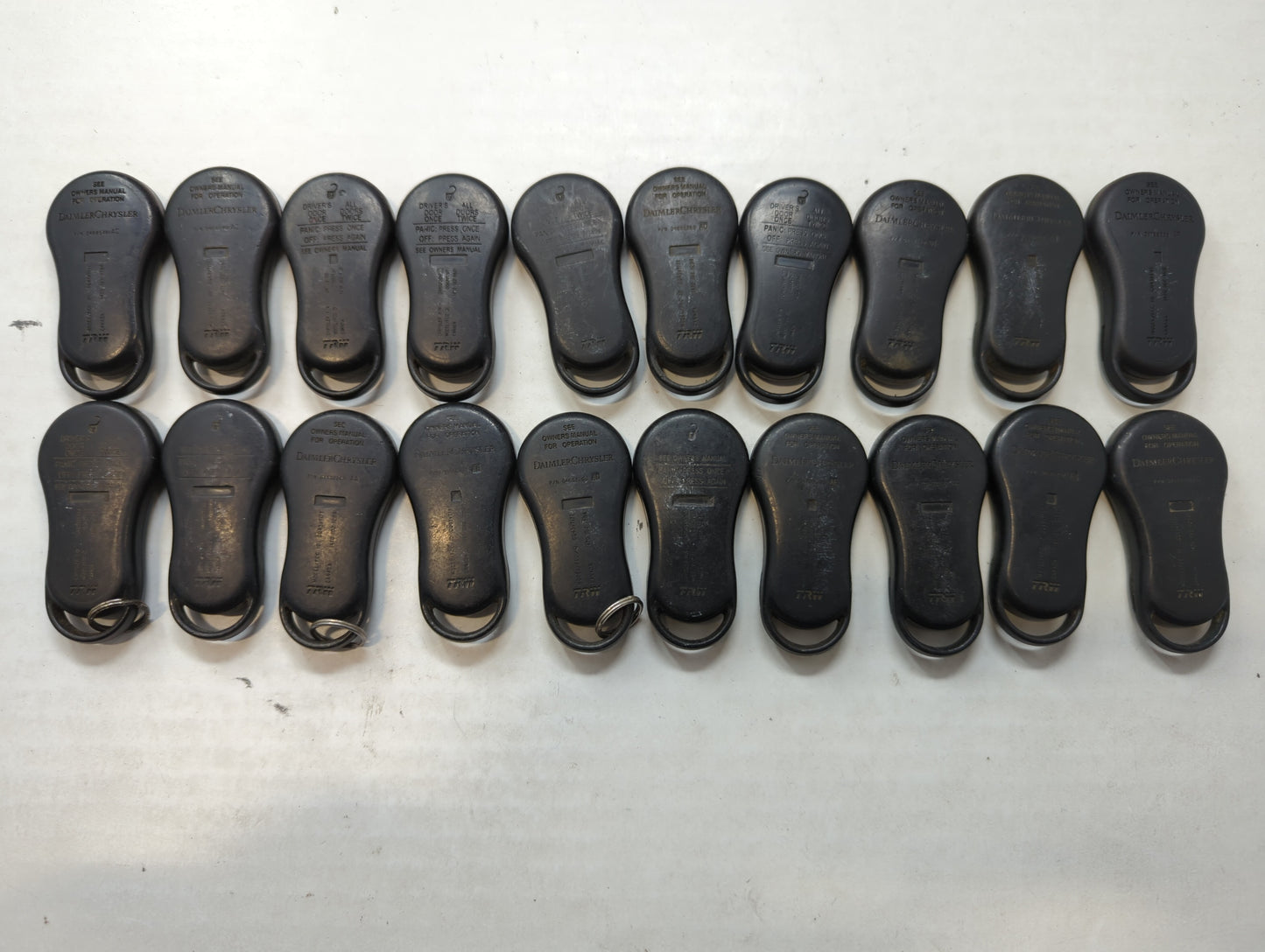Lot of 20 Dodge Keyless Entry Remote Fob GQ43VT9T | GQ43VTI7T 04759008 | - Oemusedautoparts1.com
