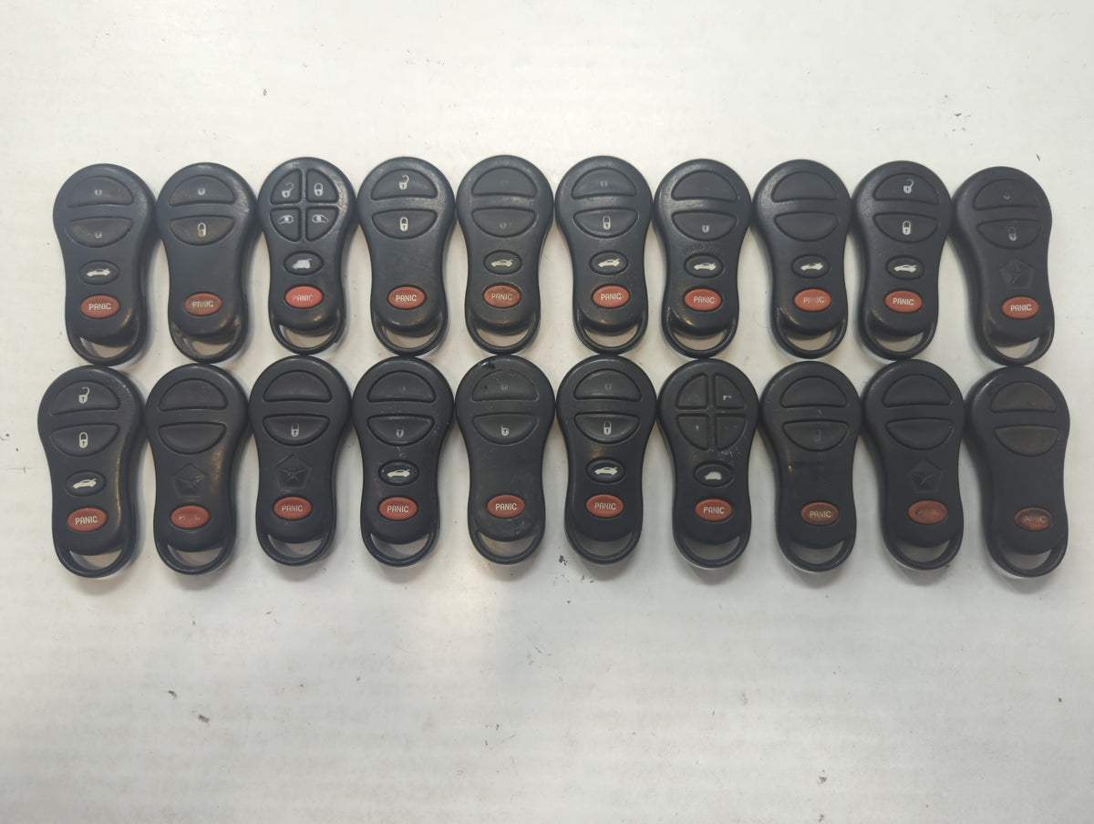 Lot of 20 Dodge Keyless Entry Remote Fob GQ43VT9T MIXED PART NUMBERS - Oemusedautoparts1.com