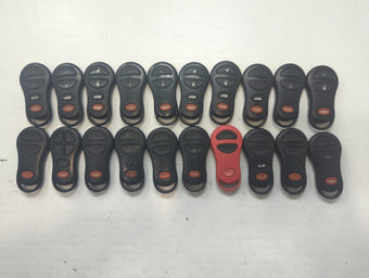 compare product Lot of 20 Dodge Keyless Entry Remote Fob MIXED FCC IDS MIXED PART NUMBERS