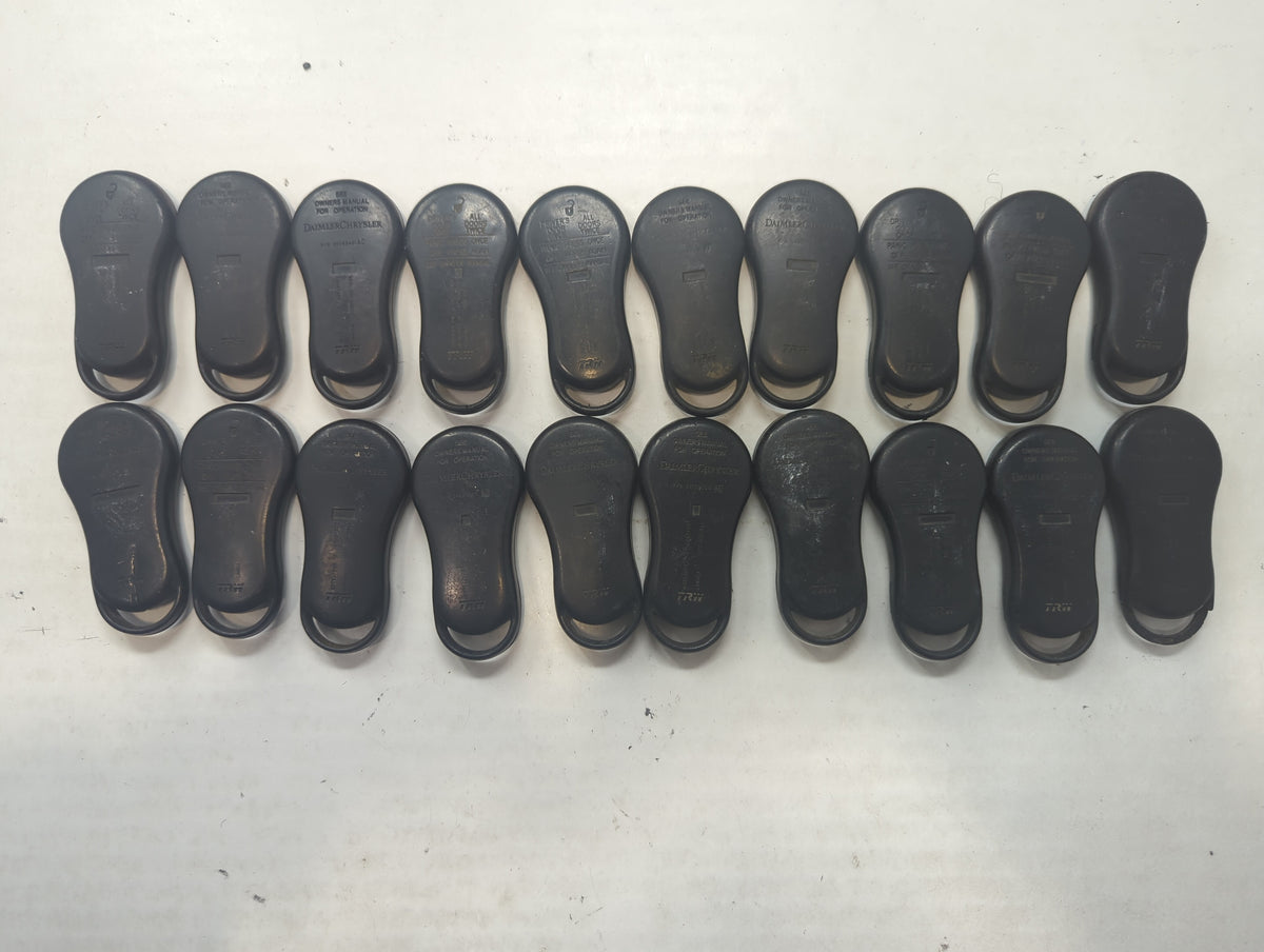Lot of 20 Dodge Keyless Entry Remote Fob MIXED FCC IDS MIXED PART NUMBERS 592118 - Oemusedautoparts1.com