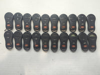 Lot of 20 Dodge Keyless Entry Remote Fob MIXED FCC IDS MIXED PART NUMBERS 592120 - Oemusedautoparts1.com